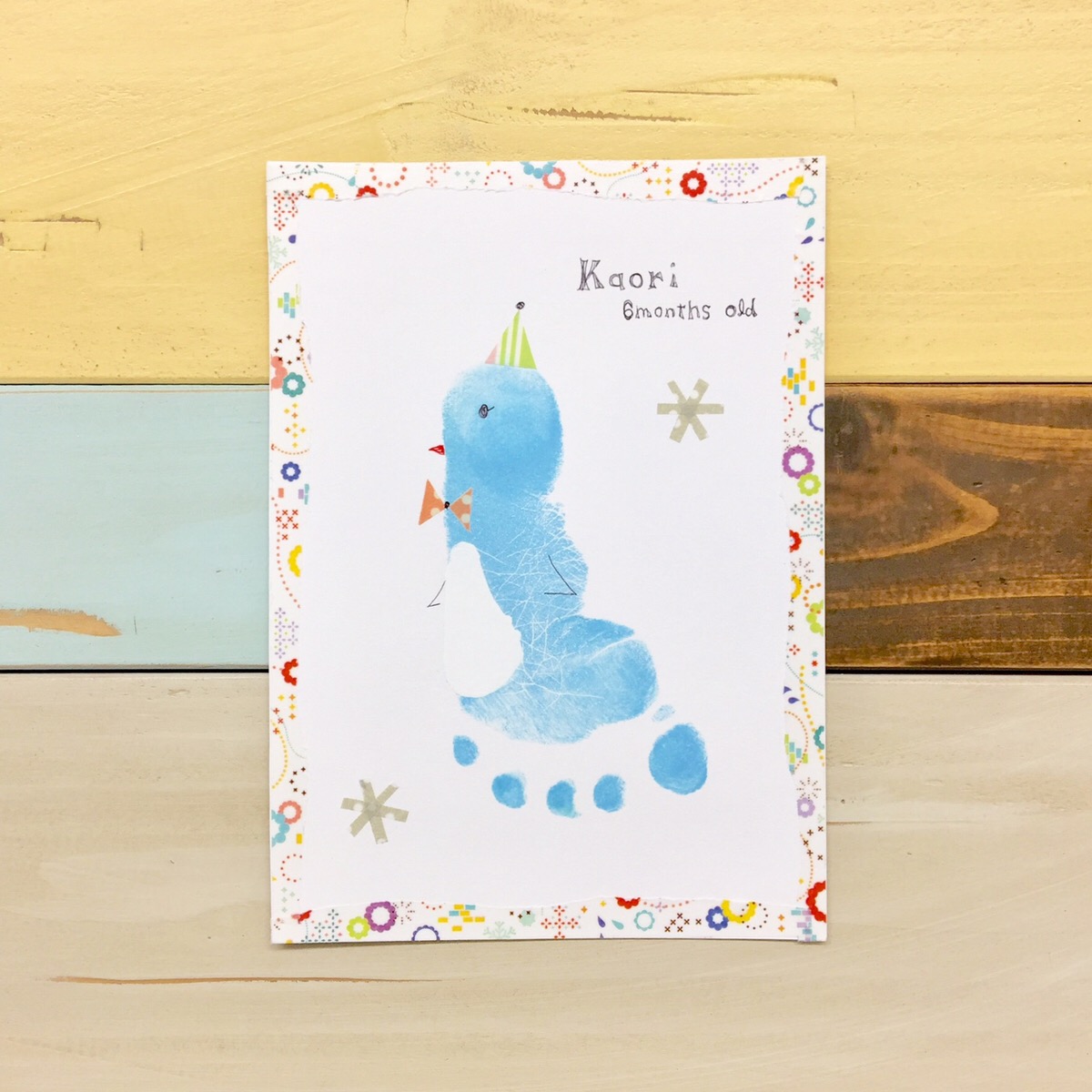 足形アート ペンギンの作り方 赤ちゃんの 今 を残す手形アートpetapeta Art 赤ちゃんの 今 を残す手形アートpetapeta Art